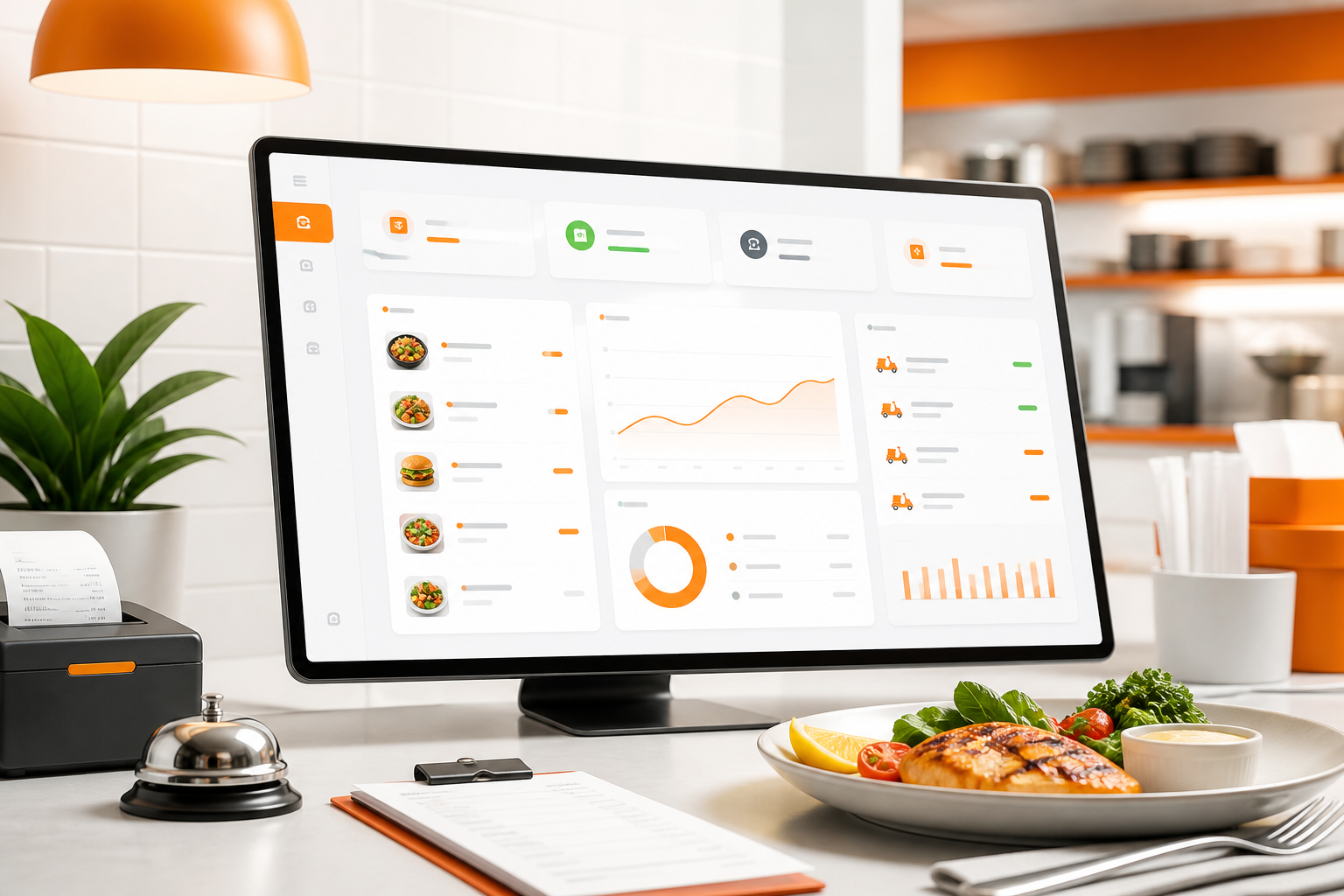 FoodDesk restaurant dashboard